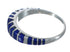 Authentic Sterling Silver And Lapis Southwest Ring Size 6-3/4 VX61033